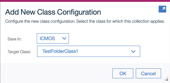 Add Extra Class Dialog