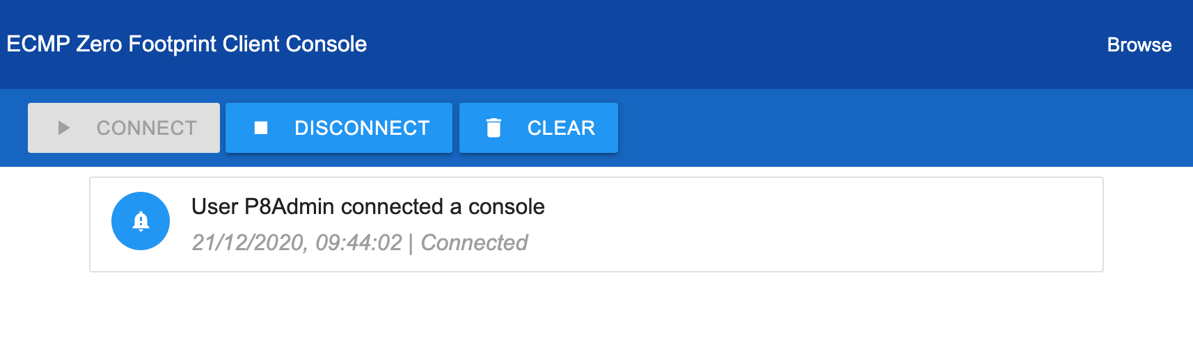 Server Script Console